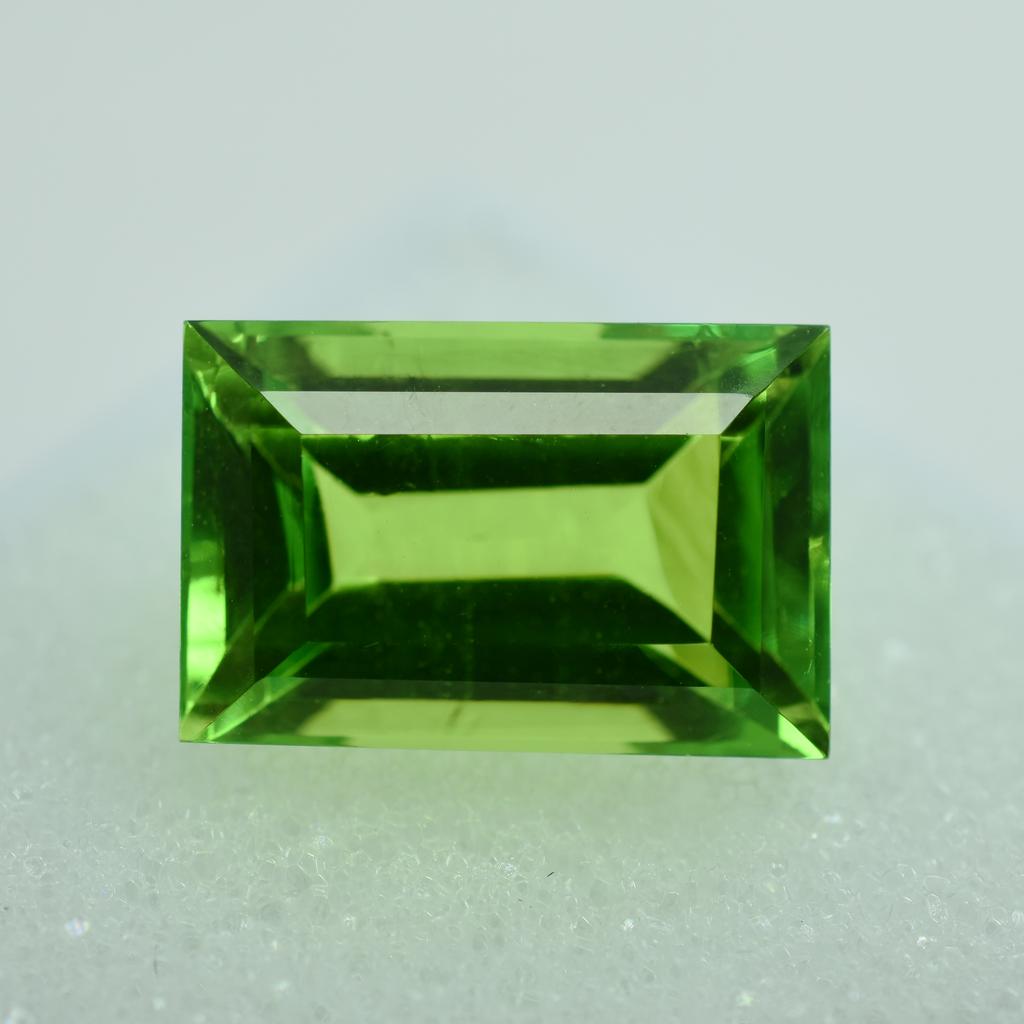 Rare Green Peridot Baguette Cut AAA Quality Loose Gemstones 9.30 Ct