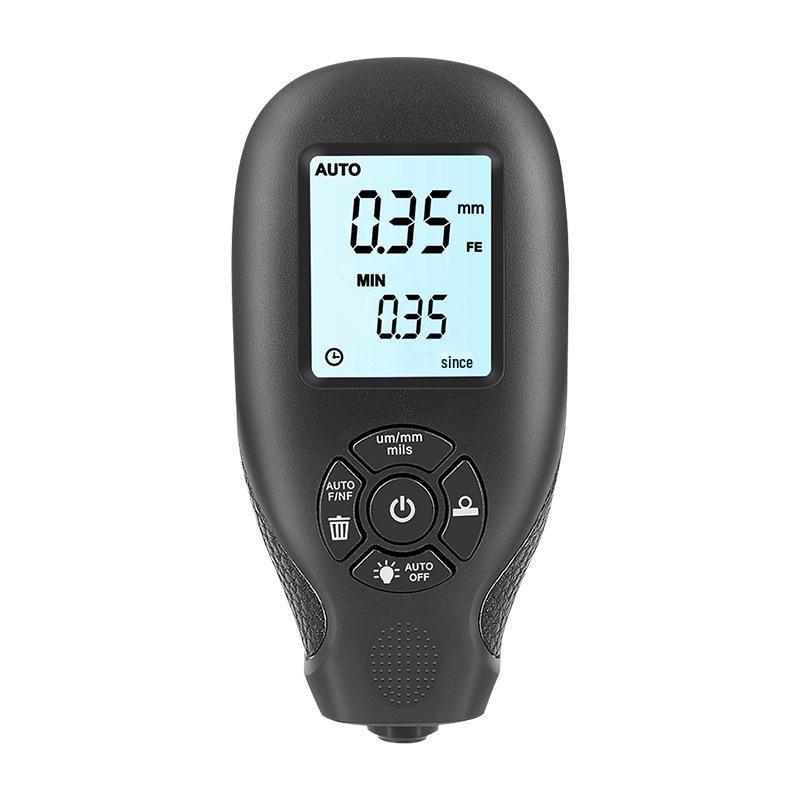 Высокоточный 3.0 противоскользящий толщиномер лакокрасочного покрытия чёрный
