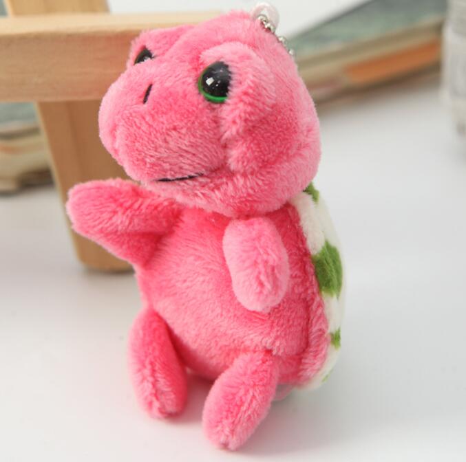 Turtle Keychain Big Eyes Cute Turtle Plush Pendant Key Ring Toy for Men Women