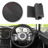 Für Mini Coupe 2001-2006 Cabrio 2004-2008 Für Mini R50 R53 R60 Handgenähtes Auto-Styling Lederlenkradbezug Zierleiste