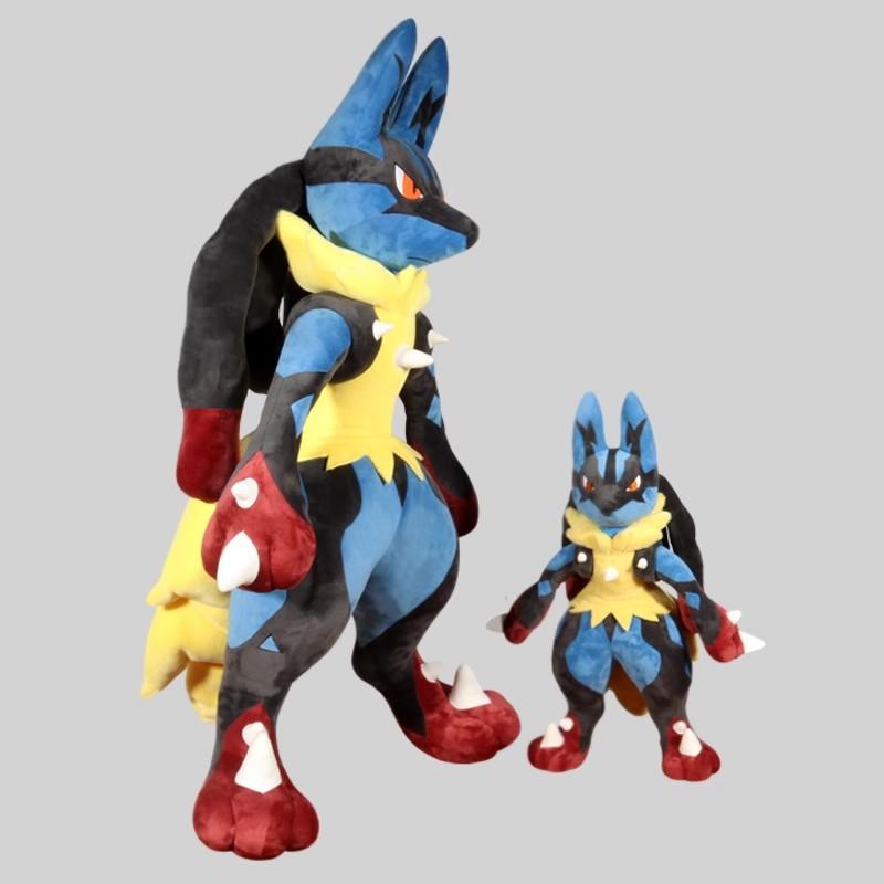 For Youngsters Fresh Animated Gaming  Range 70Cm Enormous Lucario Plushie Figure Cushioned Playthings Huggable Headrest A Birthday Surprise