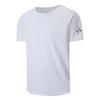 Men's 100% Cotton Summer Loose PARIS Creative Letter Print Casual Slim Fit Round Neck Short Sleeved T-shirt Top