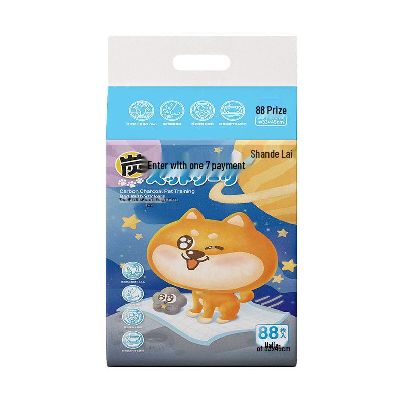 Einweg-Hundepads - Saugfähig, mit Aktivkohle angereicherte Urinsperre für Haustiertoiletten