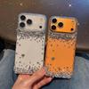 Apple 17 Pro Max Rhinestone Phone Case - Light Luxury, Transparent, High-End, Fashionable
