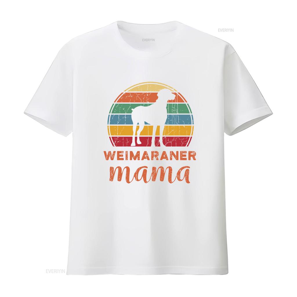 Weimaraner Mom T Shirt Pet Owner Weim Dog Lover Weimraner Mother vintage Washed Stretched Slightly Stylish Versatile Breathable