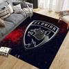 Florida Panthers2 Flannel Pattern Square Carpet,Area Rug,Carpet Rug for Living Room Bedroom Sofa Playroom Decor,Non-slip Floor Mat