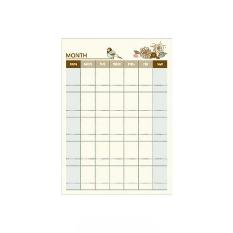 60 Sheets/set Stationery Notepad Notebook Diar Planner Schedule Memo Pad