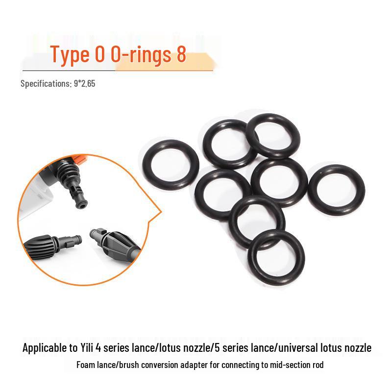 Accessori per lavatrici per auto Yili: Anello di tenuta, spazzola di carbone, valvola di troppo pieno, microinterruttore, valvola unidirezionale.