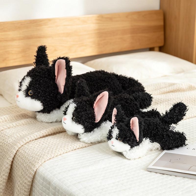 Plush Cat Toy Pillow With Pp Cotton Filling For Kids And Teens