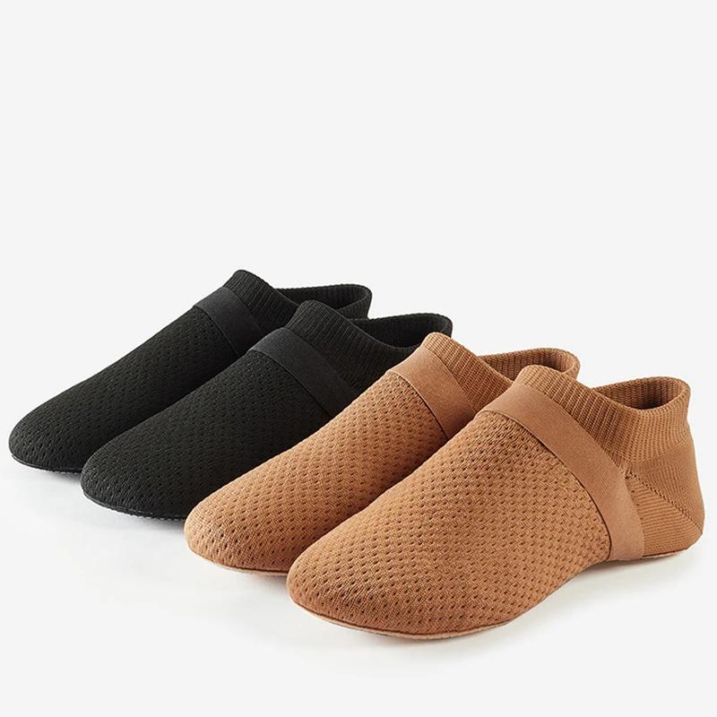 Ballerinas Tanzschuhe für Damen Weiche Sohle Lehrer Unterricht Übungsschuh Jazz Erwachsene Indoor Latein Übungsschuhe