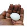 Natural White Marble Stone Shaligram Shivling Laxmi Narayan Stone, Size-3.5 Cm JL286093830040