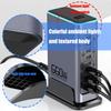 660W 8-Port Schnellladestation USB C PD100W Port für Laptops, Telefone, Tablets, Geräte Europäische Stecker Wandladegerät