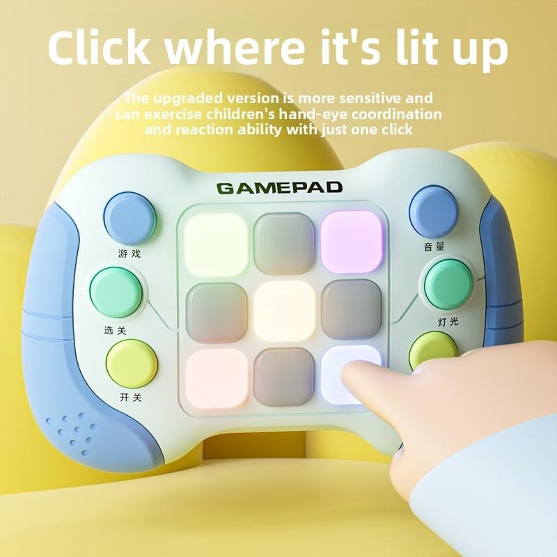 Childrens Whackamole Button Game With Flashing Lights And Sound For Brain Development