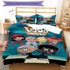 3pcs The Loud House Pattern Bedding Set Duvet Cover Set Includes Duvet Cover &pillowcases, Perfect All Season Bedroom Decoration & Gift