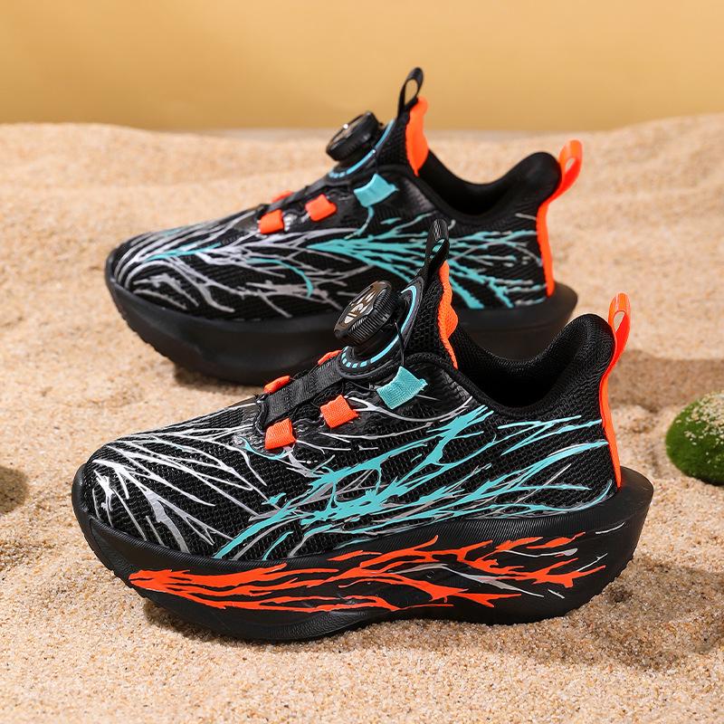 Kids' Lightweight Double Mesh Breathable Sneakers - Spring/Autumn 2025 Non-slip Soft Sole Running Shoes