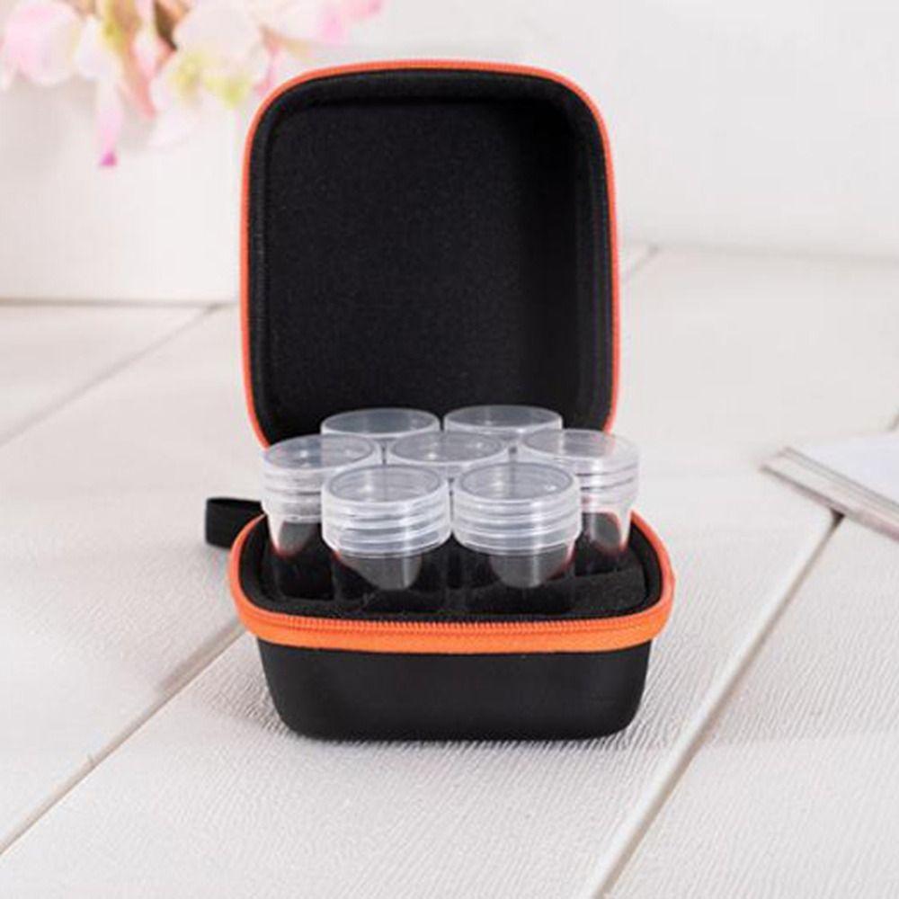 EVA 7 Bottles Storage Case Dust-proof Roller Bottle Holder Perfume Box Storage Case  for Home