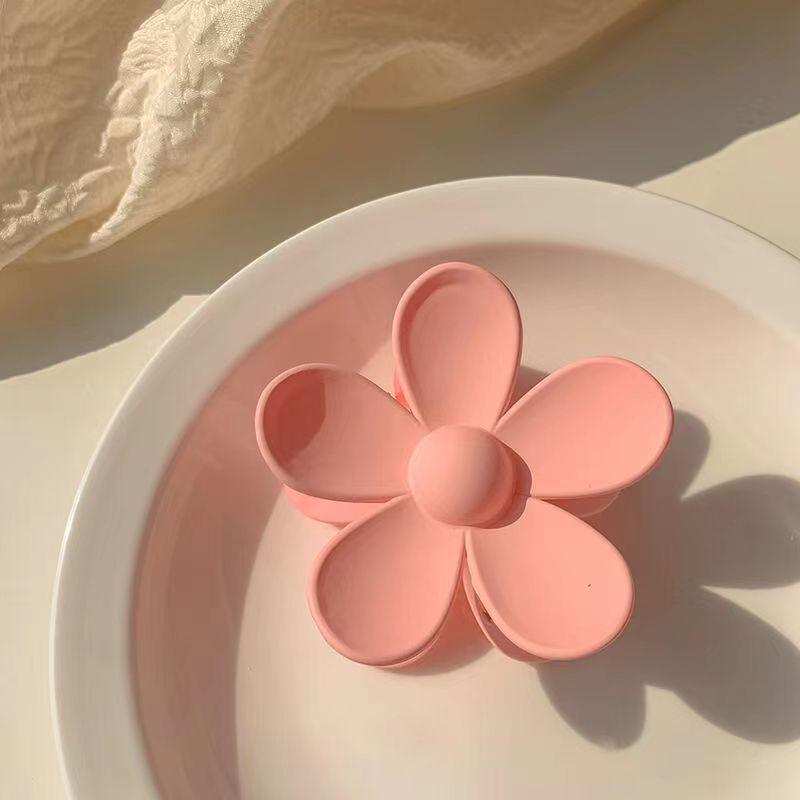 Caro 3D Rose Hair Claw Clip - 2024 High-End Floral Shark Clip for Women, Elegant Headwear