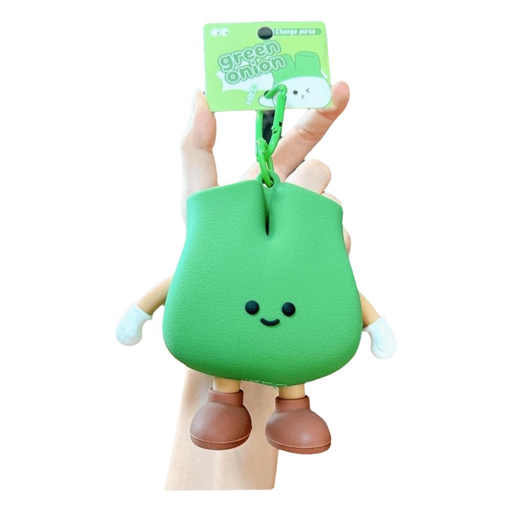 Funny Small Coin Purse Blueberrie Silicone Bag Pendant Fashion Change Storage Bag  Earphone Storage