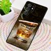 Cigar Whiskey Ice Drink Phone Case for Samsung Galaxy note 10 pro S26 Ultra S23 S24 FE S25 S21 S22 PLUS shockproof Cove