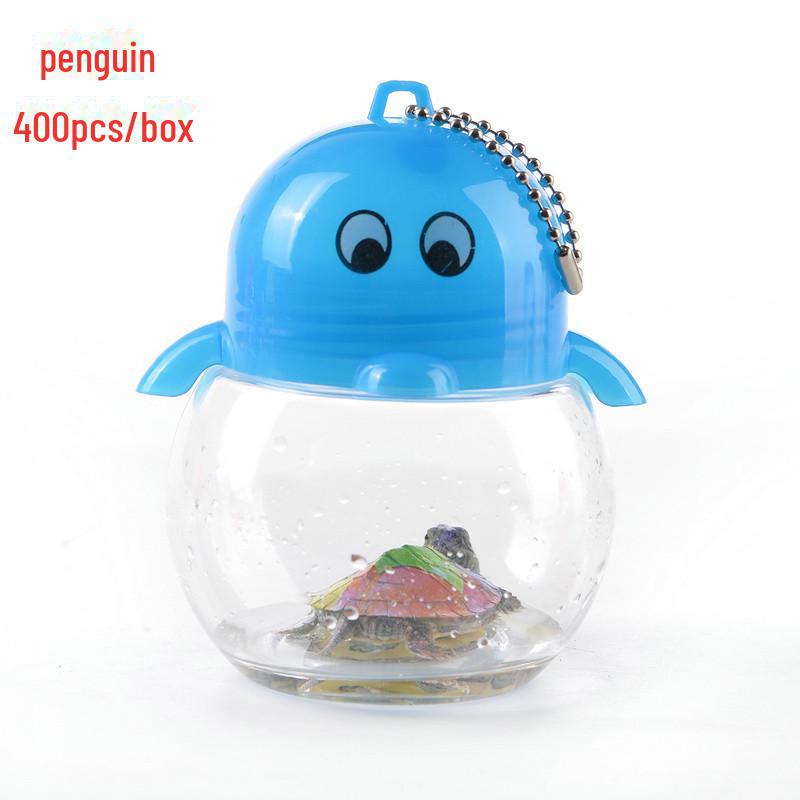 

Компактний дихаючий пластиковий акваріум з отвором для повітря для дрібних риб або черепах