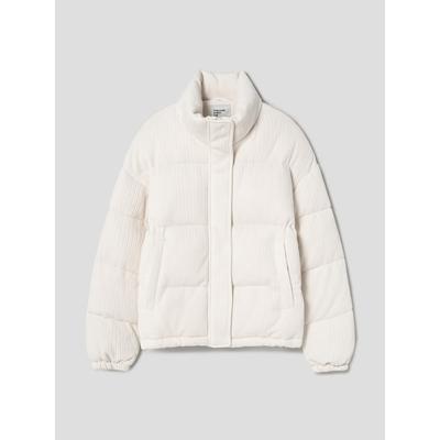 Corduroy Padded Jumper Ivory