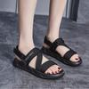 2026 Summer Shoes Women Flat Sandals Non-slip Fashion Brand Ladies Sandals Holiday Black White Shoes