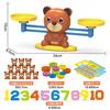 REMOKING Balance Game Toy with Numbers, Scales, and Bear Design for Pretend Play and Calculations, Perfect for Boys and Girls, Birthdays, and Christma