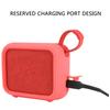 Shockproof Silicone Cover for GO 4 Portable Bluetooth-compatible Speaker, Dustproof Protections with Carrying Hook