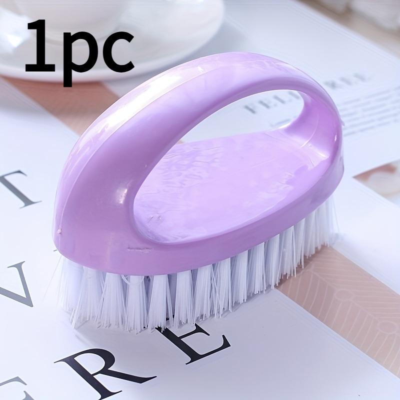 1pc Multifunctional Cleaning Brush, Colorful Egg-Shaped Household Brush, Suitable for Washing Clothes And Shoes