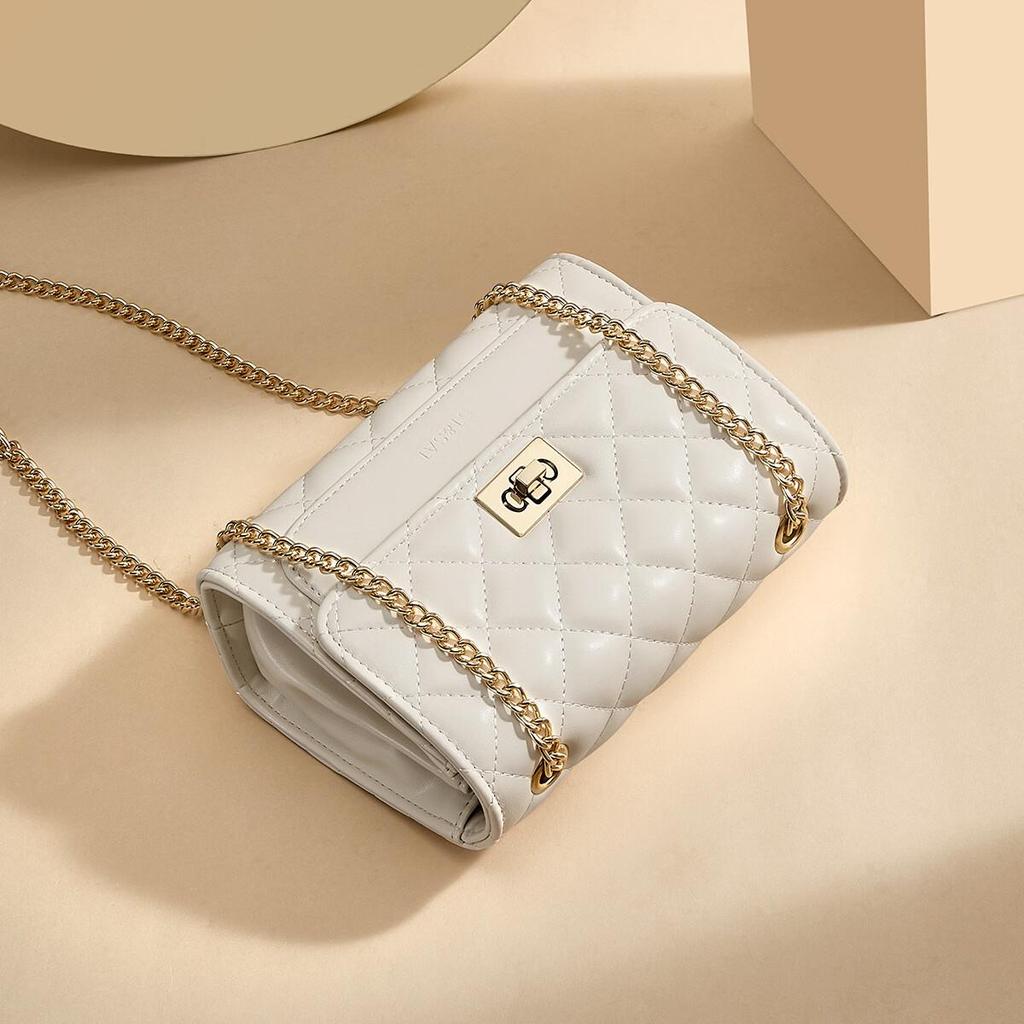 St&Sat Women's Crossbody Bag, Shoulder Bag, Square Chain Bag
