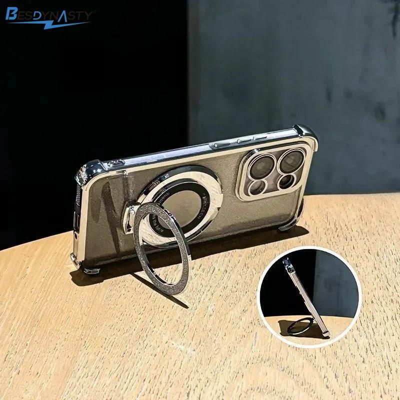 Luxury Glitter Magnetic Mirror Case For  Redmi 14C 13C 12C 9C Note 13 Pro 5G 12 4G 11 10 PRO 11S 10S 9S 9 9A 10C cover Holder