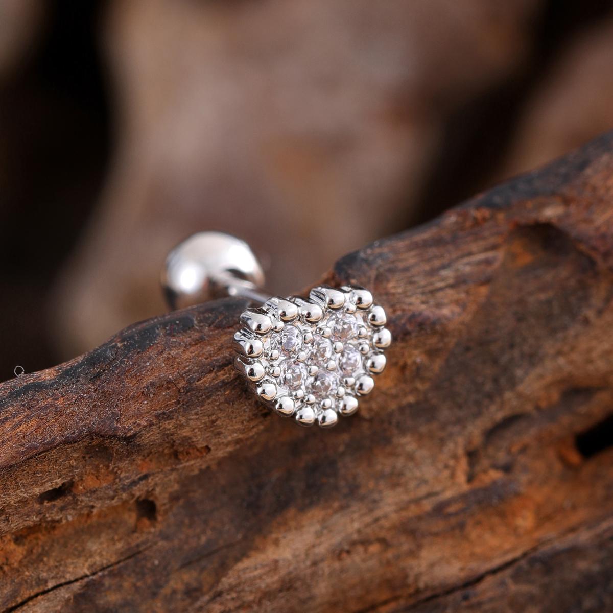 

Набір з 10 сережок для хряща, середнього хеліксу, трагуса, кончі, 20G, гіпоалергенна хірургічна нержавіюча сталь, циркон, жіночі прикраси для пірсингу 0.8*6*4mm&Ear Tragus Earring