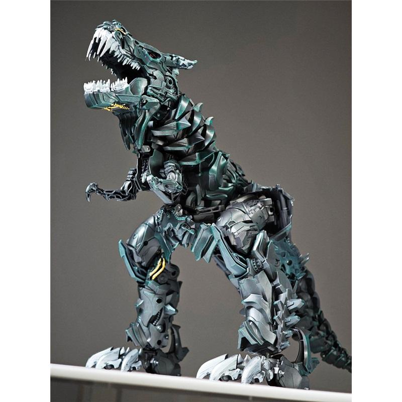 Steel cable deformation toy model Tyrannosaurus rex mechanical dinosaur army figure boy gift King Kong