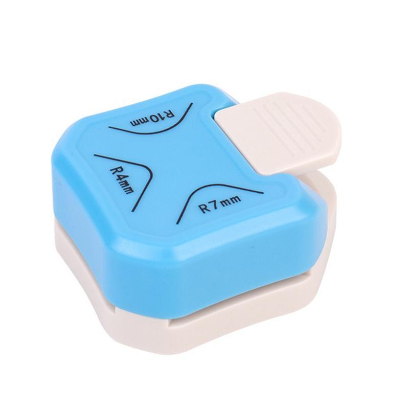3 In1 Mini Round Corner Cutter Corner Durable Rounder Punch R4/R7/R10mm Paper Trimmer Round Corner DIY Paper Cutter Card KD05