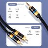 RCA Cable HiFi Stereo 3.5mm to 2RCA Audio Cable for Amplifier Mobile Phone Computer Desktop Audio AUX RCA Jack 3.5 Y SplitterGood product