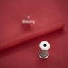 Sterling Silver 999 Luck Transfer Beads: 3D Barrel and Drum Beads for DIY Bracelet Making