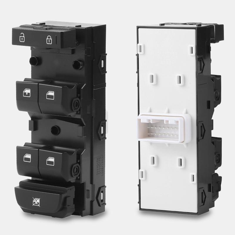 93571M6100 Front Left Power Window Switch Driver Side For Kia Forte    Black One Touch Down Only Left Hand Driver