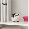 Decorative Animal Figurine 3D Printed Dairy Cow Figurine Cartoon Cattle Statue for Desk Decor Mini Sculpture Home Office Gift Lovers