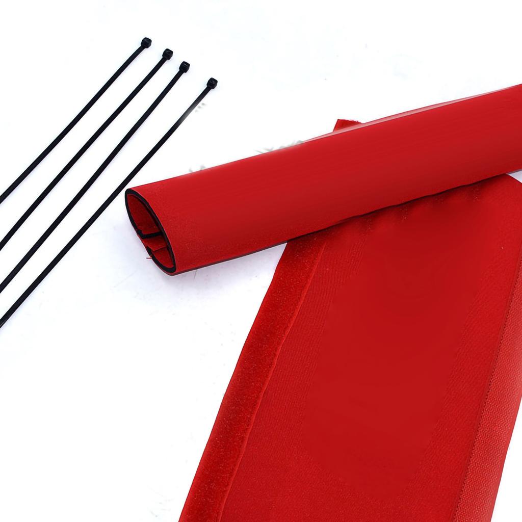 Motorcycle Front Shock Absorber Cover Dust Prevention Shock Suspension Protector for Dirt Bike Red