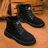 High Boots Men Casual Sneakers Work Shoes Mens Ankle Boots Leather Booties Man Brown Boot Dress Booty Man Free Delivery Shoes