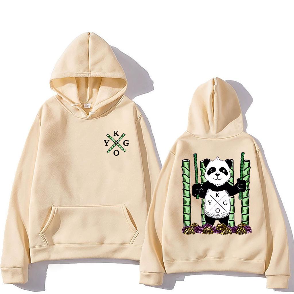 Kygo Panda Clothing Norwegian DJ Kygo Anime Graphic Hoodie Men Women's New Funny Fleece Harajuku Long Sleeve Hooded Sweatshirts