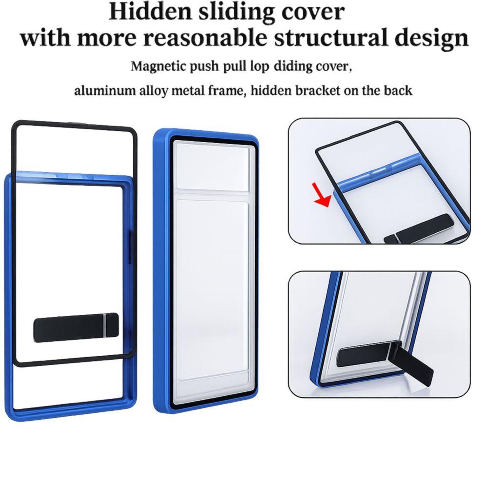 Sliding Style 35PT /CGC Graded Cards Protector Aluminium Frame Transparent Card Protective Case UV Protection Double-sided Glass