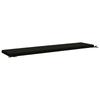 Bench Cushion SOEST 100percent  Polyester Black 200 x 40 x 5 cm