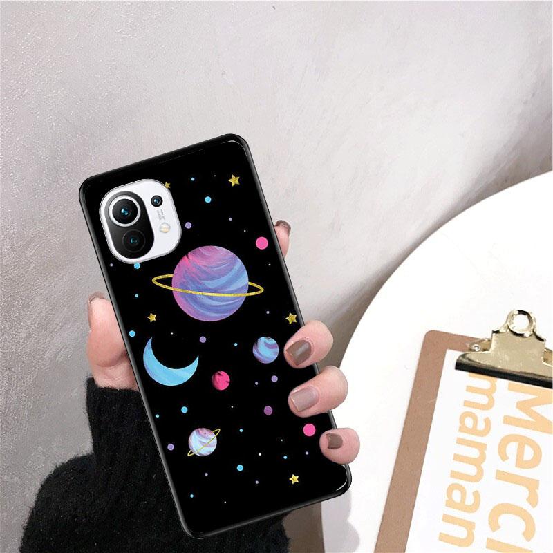 Moon Astronaut Phone Case for Xiaomi 12 Mi 10T 11T 11 Pro 10 10T 11 Lite 10pro 11Ultra Poco X3 Pro Poco F3 M3