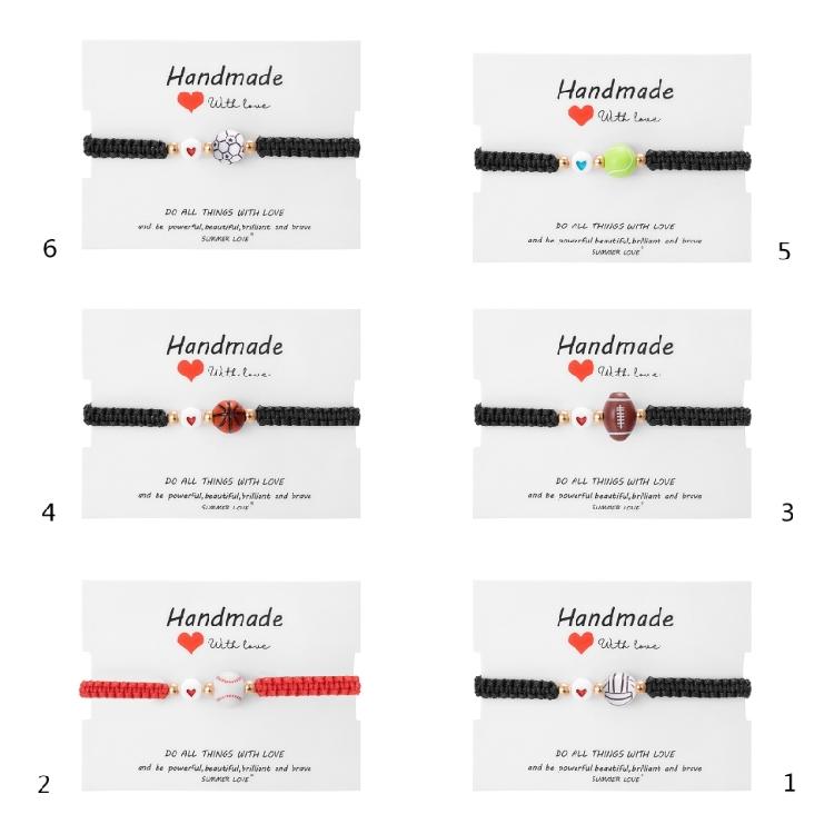 Kugelförmiges Armband mit verstellbarem Kordelzug, handgefertigtes Armband, Glücksbringer