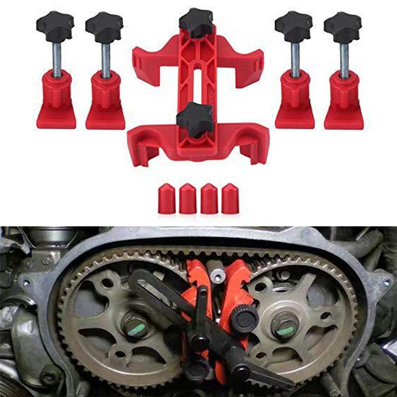 5 Pcs Universal Cam Camshaft Lock Holder Car Engine Cam Timing Locking Tool Set Camshaft Retainer Timing Belt Fix Changer