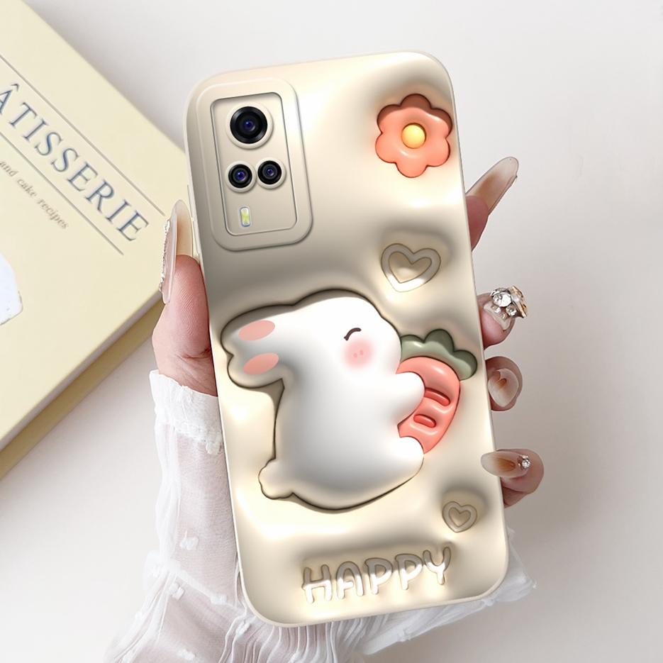 For Vivo Y31 Case Vivo Y51 2020 V2030 Cute Dog Cartoon Phone Case For Vivo Y53s 4G VivoY33 V2057 Vivo Y31 Y51 Soft Covers Fundas
