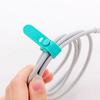 4Pcs/Set Wire Organizer Durable Cute Snap Silicone Creative Earphone Cord Winder for Charger Cable