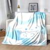 1pc, Sanrio Adorable Cloud Bunny Home Decor Blanket: Perfect Gift for Bedroom, Living Room, Travel, Camping, Car, Beach & Office Naps, Cozy Flannel Th