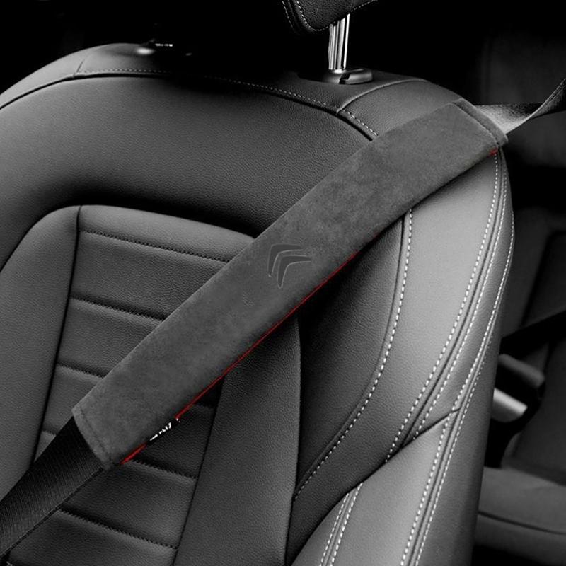 AJFJ2 2pcs 32cm Car Seat Belt Shoulder Strap Protector for Citroen C4 C3 C5 C1 DS3 DS5 DS4 Jumper Berlingo ZX Interior Accessories